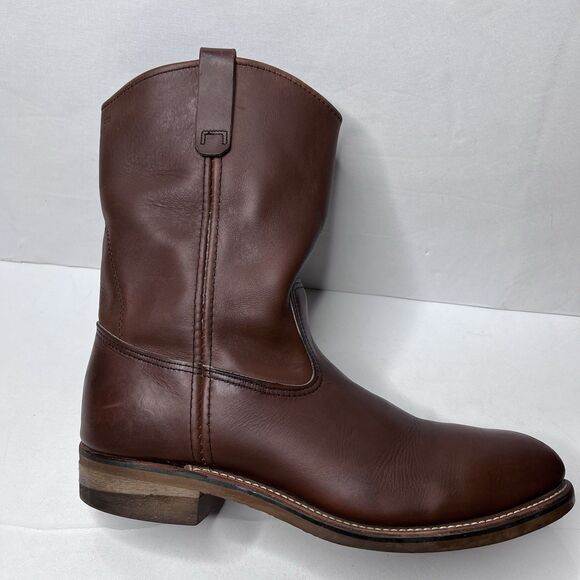 Red Wing 2265 Pecos Steel Toe Leather USA Nailseat Work Boots Men's Size 14B - Picture 8 of 16